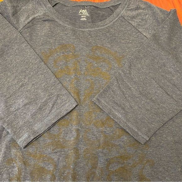 AVE Leisure Women Long Sleeve Top Blouse, Size 18/20, Color Blue - Picture 7 of 9